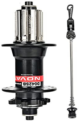 HDGZ MTB Fahrrad Nabe Vorderrad Nabe HR-Nabe 36 Löchern Schnellspanner Sechs Nagel Scheibenbremsnabe Casette Lagernabe 8 9 10 11 Gang (Color : Black 36H, Specification : Rear hub)
