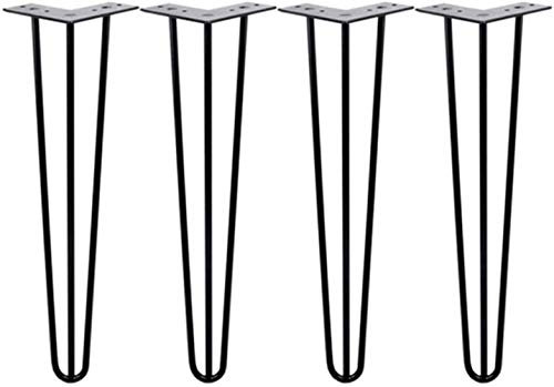 BOCbco Table Legs Iron Table Leg Table Leg Bracket Bar Table Dining Table Leg Desk Leg Iron Bracket Coffee Table Stand Bar Table Leg/3 Rod/50Cm