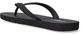 Herren Profile Sandalen mit kleinem Logo | Schwarz