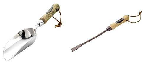 Spear & Jackson 5060SS Traditional Edelstahl-Handschaufel & 4059NB Elements Löwenzahnstecher