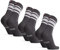 DANISH ENDURANCE Bio Baumwoll Tennissocken, Sneaker Socken, Sportsocken, Unisex, Herren & Damen, 3 & 6 Paar, Grau/Weiß, 43-47