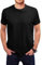 Love My Fashions Men's Round Neck Short Sleeves Plain T-Shirt Black