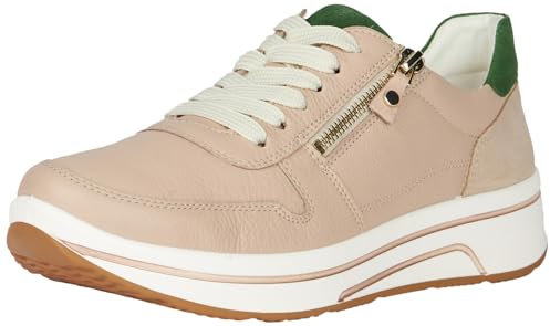 ara Damen Sapporo Sneaker, Shell,Grass, 36 EU Weit