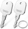 Chiave compatibile con TSA007 TSA002, Ancable 2 pezzi 007 002 chiavi bagagli chiavi Master Key per 007/002 Compatibile con TSA Lucchetto Bagagli Valigia Password Serrature