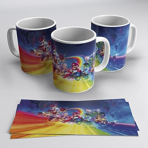 newseny Mug Mario Kart Dluxe - Cadeau pour les fans de la Saga Super Mario Kart | Céramique 355 ml