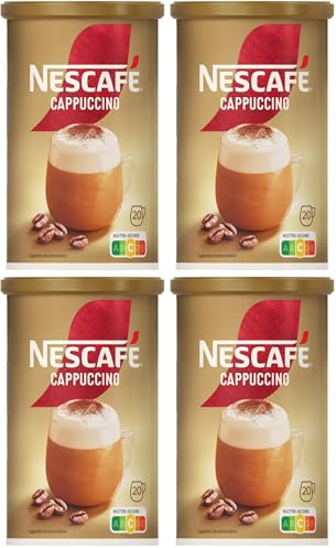NESCAFÉ Cappuccino, Café Soluble Gourmand, 4 x 280 g