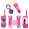 Lexibook, Barbie, Abenteurerset für Kinder, Walkie-Talkies 120m, Fernglas, Kompass, Taschenlampe, Pink, RPTW12BB