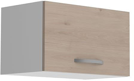 Miroytengo Módulo Cocina Superior EKO Pequeño 1P Roble Jackson y Blanco 60x36 cm