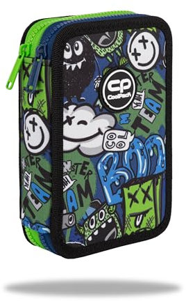 Coolpack F066824, Mäppchen JUMPER 2 Monster Team, Multicolor