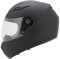MTR S-12 Kids Evo Motorradhelm Kinder, Kinderhelm Motorrad ECE 22.06 Zertifiziert - Maximale Verkehrssicherheit, Robuster & Leiser Kinder Motorradhelm, Ratschenverschluss, Klares Visier, Schwarz, YS