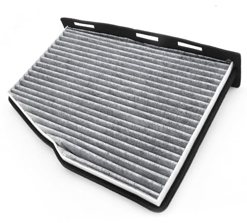 Ollanoos 1K2819653A Cabin Air Filter, Interior Cabin Air Filter Carbon Activated Air Filter Replacement for Audi A3 TT Replacement for Seat Alhambra Altea Leon Toledo III Replacement for Skoda