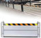 Aluminium-Hochwasserschutzsystem für Parkplätze, Einfahrtstor, Barrieren zur Vermeidung von Überschwemmungen, hohe Beständigkeit gegen Wasserdruck, einfache Montage und Demontage, 100 cm x 4
