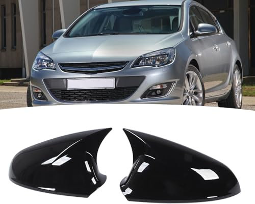 Left Right Side Mirror Covers Caps for Astra J MK6 2010-2016, Car Rearview Mirror Cap Covers, Door Mirror Covers Caps, 13265451 13265452 1428463 1428464