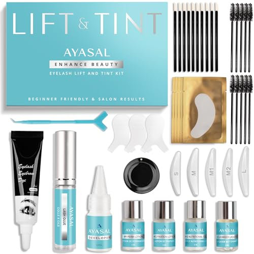 Lash Lift Kit Wimpernlifting- und Färbeset: Koreanische Formel für Wimperndauerwelle, Sanftes und Reizfreies Wimpernlifting-Set ohne Thioglykolat