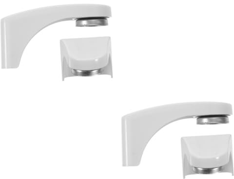 SHOWERORO 4stücke Magnetischer Seifenhalter Wandmontage Selbstklebend Für Badezimmer Und Küche Erhöht Die Lebensdauer Der Seife Installieren Kein Bohren Erforderlich Mit Drainage-Design