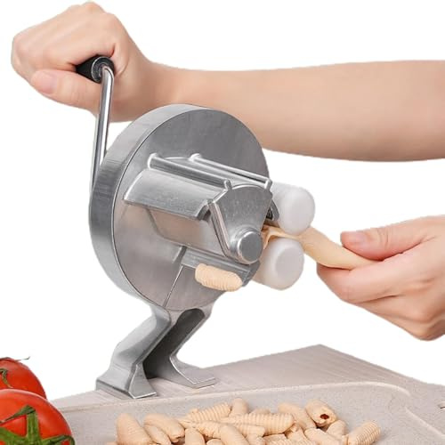Cavatelli Maker Machine | Manual Pasta Maker | Aluminum Pasta Machine | Hand Pasta Maker | It's the Perfect Tool for Anyone Looking to Master the Art of Pastas Making at Home.