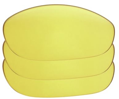 IMYTPFT Oakleys Monster Dog Lot de 3 verres polarisés Jaune transparent, Jaune transparent, Taille unique