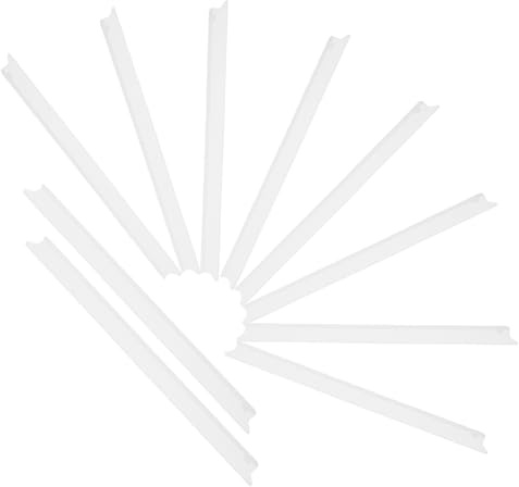 SECFOU 10pcs Car Window Squeegee Strip Silicone Replacement for Windscreen Wiper Blades Window Cleaning Equipment
