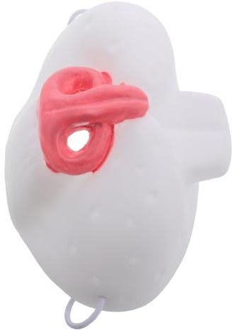 GALPADA Kaninchenmaske Für Junge Mädchen Osterhasenkostüm Tiermasken Aus Latex Lustige Kopfbedeckung Süßes Accessoire Für Party Und Cosplay Realistisches Design Mit Ohren