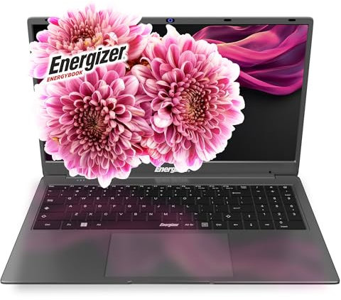 Energizer EnergyBook: portátil de 15,6'' HD+, Intel Celeron, 8 GB de RAM, SSD de 256 GB, gráficos UHD, Windows 11, Teclado QWERTY (Interfaz), USB 3.0, HDMI