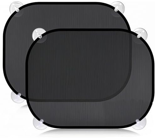 STFYUG Sonnenschutz Auto Baby, Autofenster Sonnenschutz Kinder, Sonnenblende Auto Kinder, Autoscheiben Sonnenblende Kinder, Autosonnenschutz Baby mit 8 Saugnapf, Uv-Schutz, Verdunklung