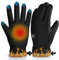 Cevapro Winterhandschuhe Herren Thermo Handschuhe Damen mit Vollhand-Touchscreen & Extra-Dickem Fleece - Für Ski, Radfahren, Wandern (-25°C) | Wasserdicht + Anti-Rutsch-PU-Leder