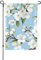 Drapeau de jardin de 31,8 x 45,7 cm, drapeau de cour double face en fleur de poirier blanc, décoration de jardin pour la maison