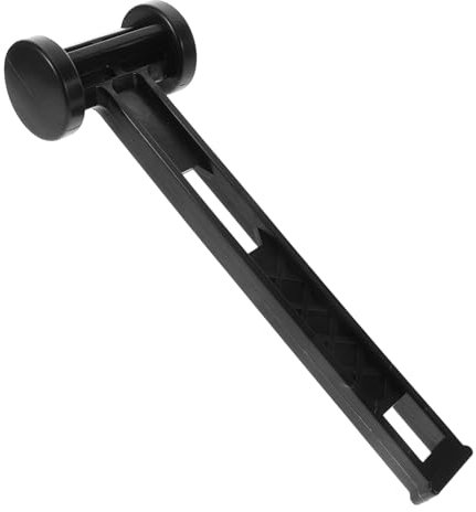 HEMOTON Outdoor Camping Mallet Kompakt Leicht Kunststoff Hammer Vielseitig Robust Für Zeltheringe Und Erdnägel Zum Zelten Und Wandern Tragbar Schwarz