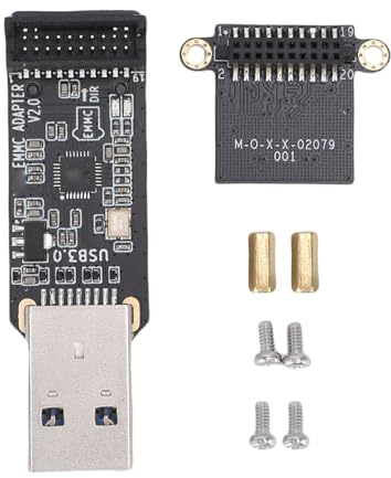 Fafeicy USB3.0 Card Reader Programmer for MKS EMMC with 32GB Memory Module High Speed 3D Printer Accessory Compatible with KLP1 Neptune4 QIDI Printers