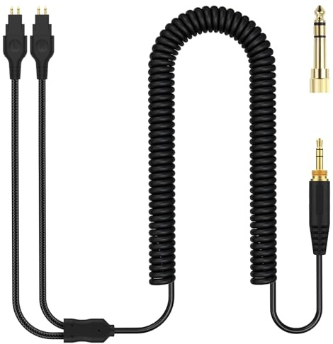 Zosvoses HD650 Ersatzkabel kompatibel mit Sennheiser HD650, HD600, HD580, HD58X, HD660S, HD660S2, Massdrop HD6XX Kopfhörer, 2-3 m