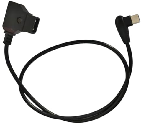 Effizientes Ladekabel DTAP auf Typ-C-Kabel, Kamera-Netzkabel, Schnellversorgung für V-Mount-Akku, D-Tap auf Typ-C-Kabel