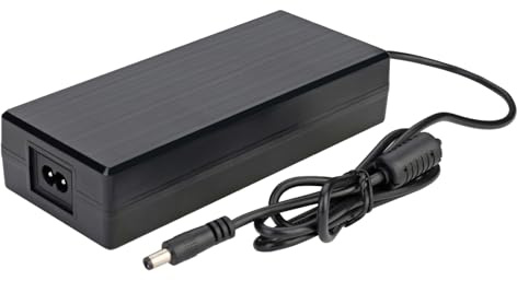 Carica batterie 36V 2A, per pacchi batteria al piombo ermetici/AGM/GEL, ideale per bici e monopattini elettrici, spinotto 5,5x2,1mm, con protezione sovraccarico, led di ricarica, carica veloce