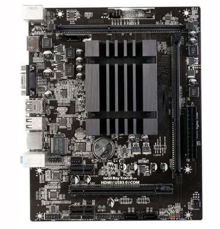 Gaming WiFi Carte mère Fit for ASRock Q1900M avec processeur quadricœur J1900 intégré et mémoire DDR3 Basse consommation