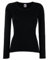 Fruit of the Loom Women's Valueweight Long Sleeve T-Shirt, Black, 10 (Manufacturer Size:Small)