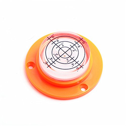 Bullseye Wasserwaage mit Befestigungsloch, Durchmesser 50 mm, 2 Stück