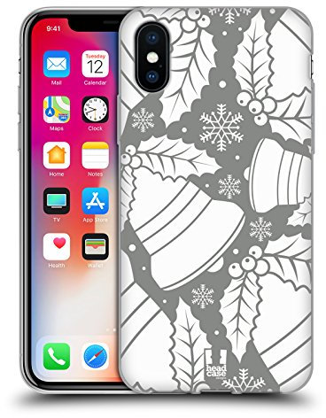 Head Case Designs Glocken Silber Urlaub Kollektion Soft Gel Handyhülle Hülle kompatibel mit Apple iPhone X/iPhone XS