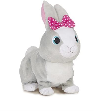 Club Petz Betsy, Mon Petit Lapin | Peluche Lapin interactif Qui Saute, Bouge Ses Oreilles et emet des Sons | Jouet idéal pour Enfant de +18 Mois