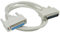 DB25 25-poliger Stecker auf Buchse, seriell, parallel, Drucker-Verlängerungskabel, 1,5 m
