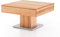expendio Couchtisch Arnd Kernbuche geölt 75x75x44 cm Sofatisch Massivholztisch Säulentisch Wohnzimmertisch Beistelltisch Wohnzimmer