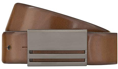 Monti Leather Belt BERLIN Gürtel Herrengürtel Ledergürtel Cognac 8026