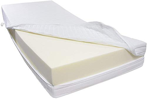 Dibapur® R45H4 Kaltschaummatratze Sehr Fest bis ca. 190 Kg Doppeltuchbezug Gesamthöhe ca. 25 cm 180 x 200 cm Härtegrad H4