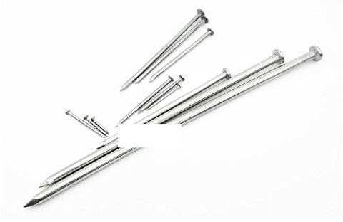 Chiodi rotondi in acciaio inox 304, 10 cm, 50 bastoncini/kg