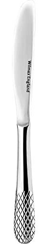 Wilmax WL-999200/6C Abendessen Messer aus Edelstahl, 22cm Länge, 6 Stück