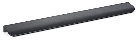 SOTECH 10 Stück Möbelgriffe Blankett Tommy Titan blue 350 mm Türgriffe zur Montage an der Frontinnenseite inkl. Befestigungsschrauben