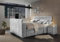 Froschkönig24 Denver Boxspringbett 180x200cm Silber inkl. Motor & motorisierte TV-Halterung, Ausführung:Variante 2