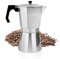 ACTIV CUISINE Cafetière Italienne Aluminium, 9 Tasses La Cafetière Expresso Iconique, Le Vrai Café Italien, Cafetière Moka 450 Ml, Argent