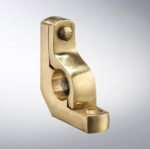 Occhielli pieghevoli | ottone | grigio argento | con viti e tasselli | 2 pezzi