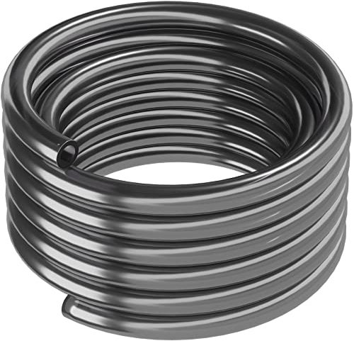 ARKA PVC-Schlauch - 12/16 mm, Grau, 10 m - Robuster Flexschlauch für vielseitige Anwendungen, ideal für Aquarium, Teich und Werkstatt.
