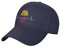 KJHBVND Unisex Baseballkappe Venezuela Fingerabdruck Herren Damen Verstellbare Papa Mütze, marineblau, One size
