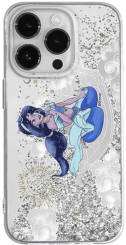 ERT GROUP mobile phone case for Apple Iphone 14 PRO MAX original and officially Licensed Disney pattern Jasmine 006 optimally adapted to the mobile phone, with glitter overflow effect